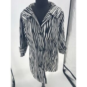 Signature by‎ Robbie Bee Women's Black 3 Button Blazer Size10 G0165